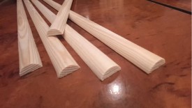 Półwałek 8x16 mm drewniany